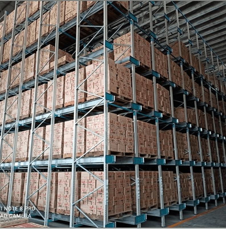 High-Density Racking with Pallet Shuttle